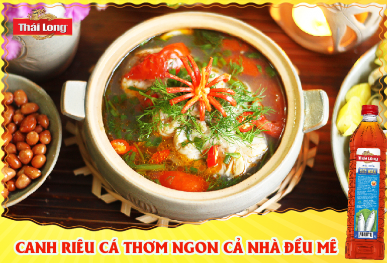 CANH RIÊU CÁ THƠM NGON CẢ NHÀ ĐỀU MÊ