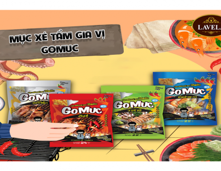 SIÊU PHẨM MỚI: MỰC XÉ TẨM GIA VỊ GOMUC