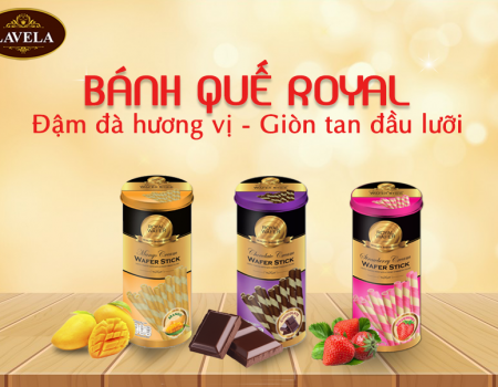 BÁNH QUẾ ROYAL NHẬP KHẨU THÁI LAN - ĐẬM ĐÀ HƯƠNG VỊ, GIÒN TAN ĐẦU LƯỠI